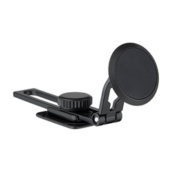 QUALO uchwyt samochodowy magnetyczny na szybę round clear S czarny QUSM-S-RCS-01