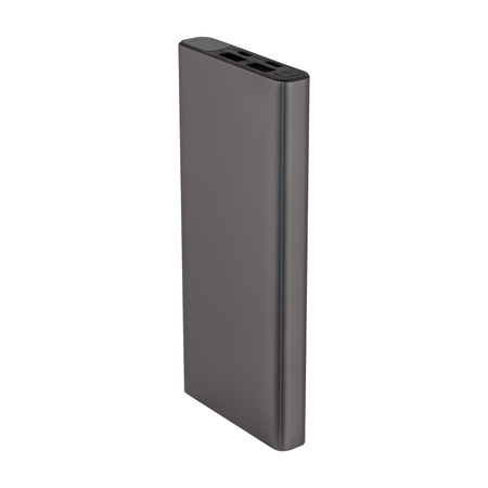 QUALO power bank 10000 mAh z LED 22.5W szary QPB10-LD-23-18