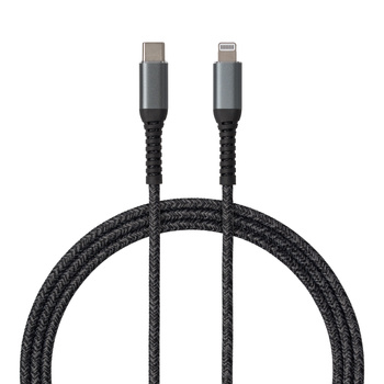 QUALO recycling kabel USB-C/Lightning  2,4A 1m QRC-CL-01