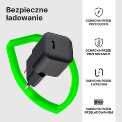 QUALO ładowarka sieciowa Nano PD 20W USB-C QLSN-C-20-01