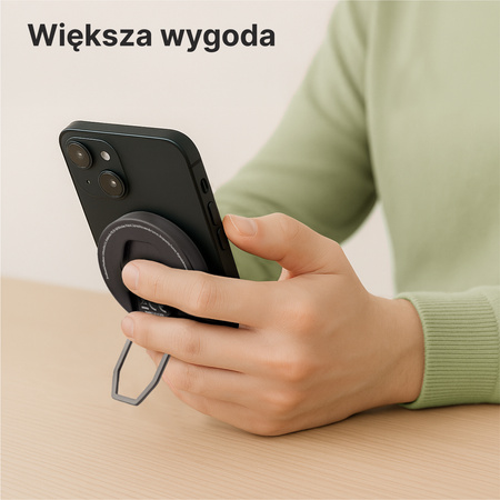 QUALO recycling  ładowarka inducyjna 15W z ringiem QRLI-R-15-01