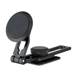 QUALO uchwyt samochodowy magnetyczny na szybę round clear S czarny QUSM-S-RCS-01