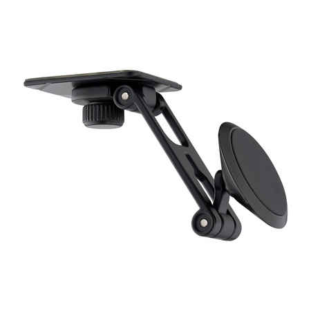 QUALO uchwyt samochodowy magnetyczny na szybę round clear czarny QUSM-S-RC-01