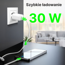 QUALO recycling ładowarka sieciowa 30W USB-A USB-C QLS-AC-30-00