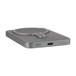 QUALO MagSafe power bank 5000 mAh 20W szary QMPB5-20-18