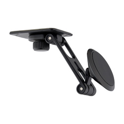 QUALO uchwyt samochodowy magnetyczny na szybę round clear czarny QUSM-S-RC-01