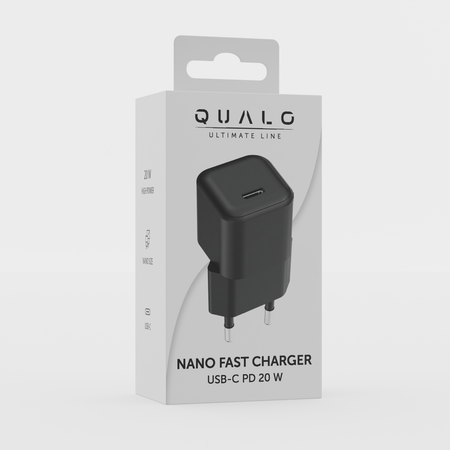 QUALO ładowarka sieciowa Nano PD 20W USB-C QLSN-C-20-01