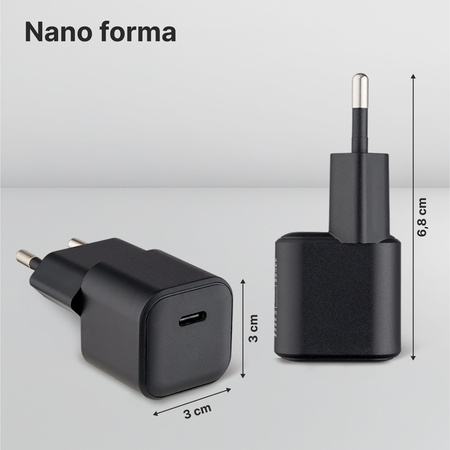 QUALO ładowarka sieciowa Nano PD 20W USB-C QLSN-C-20-01