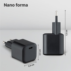 QUALO ładowarka sieciowa Nano PD 35W USB-C QLSN-C-35-01