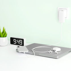 QUALO Recycling kabel USB-C - Lightning 1,5m 2,4A biały QRC-CL-00