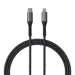 QUALO recycling kabel USB-C/Lightning  2,4A 1m QRC-CL-01