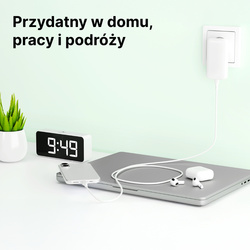 QUALO Recycling kabel USB-A - Lightning 1,5m 2,4A biały QRC-AL-00