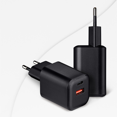 QUALO ładowarka sieciowa Nano PD 65W USB-C USB-A QLSN-CA-65-01