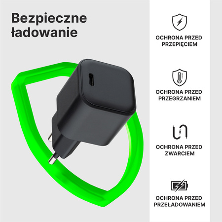 QUALO ładowarka sieciowa Nano PD 35W USB-C QLSN-C-35-01