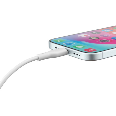 QUALO Recycling kabel USB-A - Lightning 1,5m 2,4A biały QRC-AL-00