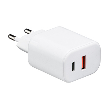 QUALO recycling ładowarka sieciowa 30W USB-A USB-C QLS-AC-30-00