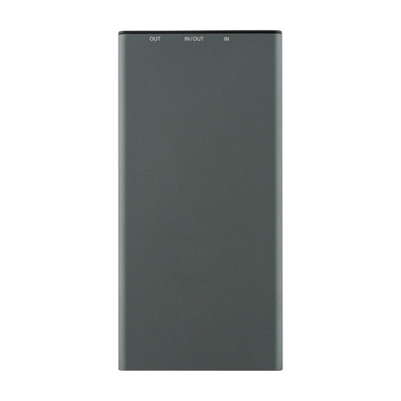 QUALO Recycling power bank 5000 mAh 12W szary QRPB5-12-18