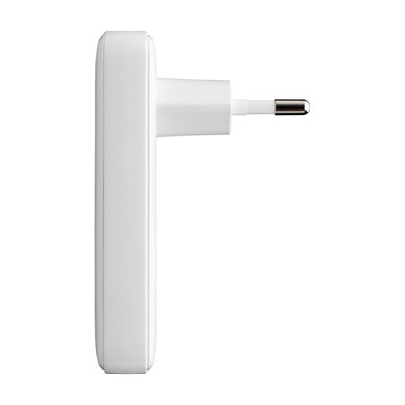 QUALO ładowarka sieciowa GaNultra slim USB-A USB-C PD 45W biała QLS-GN-US-AC-45-00